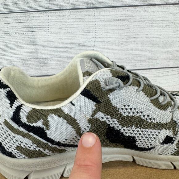 Woolloomooloo Men's Fraser ll Merino Wool Camo Slip On Sneakers Size 8-8.5 - Picture 6 of 12